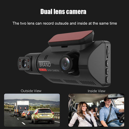 2 Lens Car Video Recorder HD1080P